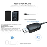 KN330 3合1 USB 藍牙5.0 音頻發射接收器，附切換按鈕及3.5mm AUX介面，KN330