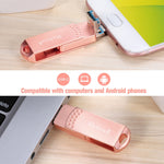 Richwell 3合1 128G Type-C + Micro USB + USB 3.0 金屬隨身碟，具OTG功能