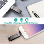 Richwell 32G Type-C + 8 Pin + USB 3.0 金屬隨身碟，具OTG功能