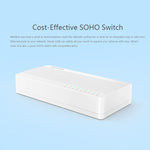 Tenda S108 8埠10/100Mbps快速以太網網路交換機 LAN集線器，Tenda SG108 8埠白色