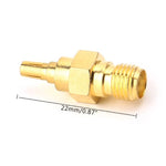 2 件裝 SMA 母頭轉 CRC9 公頭射頻同軸連接器，SMA 母轉 CRC9 公
