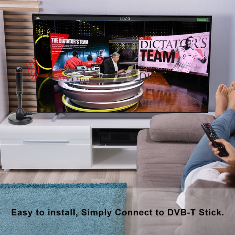 22dBi高增益電視天線用於DVB-T電視/帶放大器USB電視調諧器便攜高清電視增強器，22dBi DVB-T / USB
