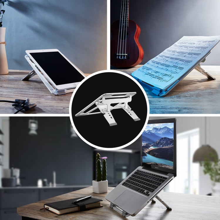 COOLCOLD U2S便攜可折疊中空雙三角高度可調鋁合金筆記型電腦支架，COOLCOLD U2S