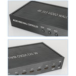 NK-BT88 4K 3X3 HDMI 視頻牆控制器多屏拼接處理器，帶遙控器，歐盟插頭，歐盟插頭