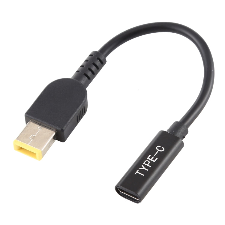 USB-C / Type-C轉大方形USB接口電源適配器充電線，適用聯想Thinkpad / ThinkBook / 小新，適用聯想