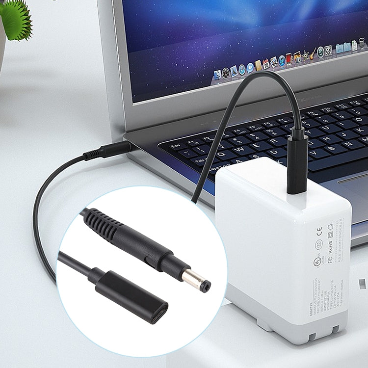 USB-C / Type-C轉4.8 x 1.7毫米電源適配器充電線，4.8 x 1.7毫米
