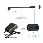 USB-C / Type-C 轉 4.0 x 1.35 毫米電源適配器充電線，4.0 x 1.35 毫米