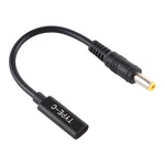 DP USB-C / Type-C轉5.5 x 2.5毫米電源適配器充電線，5.5 x 2.5毫米
