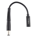 DP USB-C / Type-C轉7.4 x 0.6毫米電源適配器充電線，適用戴爾，Type-C轉7.4 x 0.6毫米