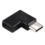 90 度直角 USB-C / Type-C 母頭轉公頭轉接器，直角母轉公