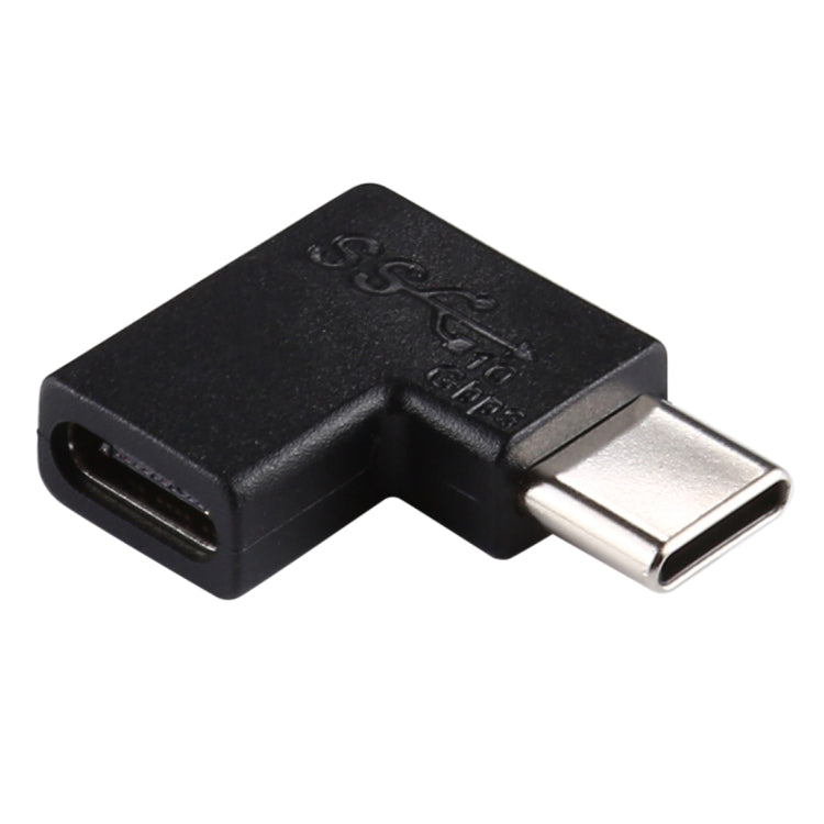 90 度直角 USB-C / Type-C 母頭轉公頭轉接器，直角母轉公