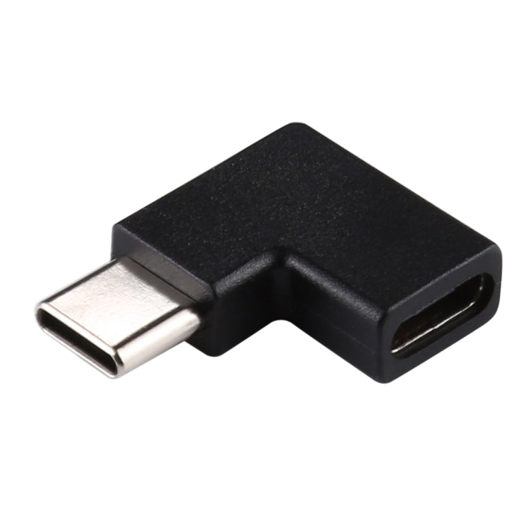 90 度直角 USB-C / Type-C 母頭轉公頭轉接器，直角母轉公