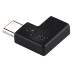 90 度直角 USB-C / Type-C 母頭轉公頭轉接器，直角母轉公