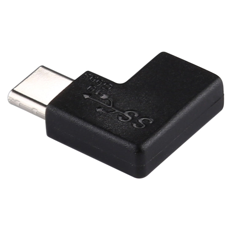 90 度直角 USB-C / Type-C 母頭轉公頭轉接器，直角母轉公
