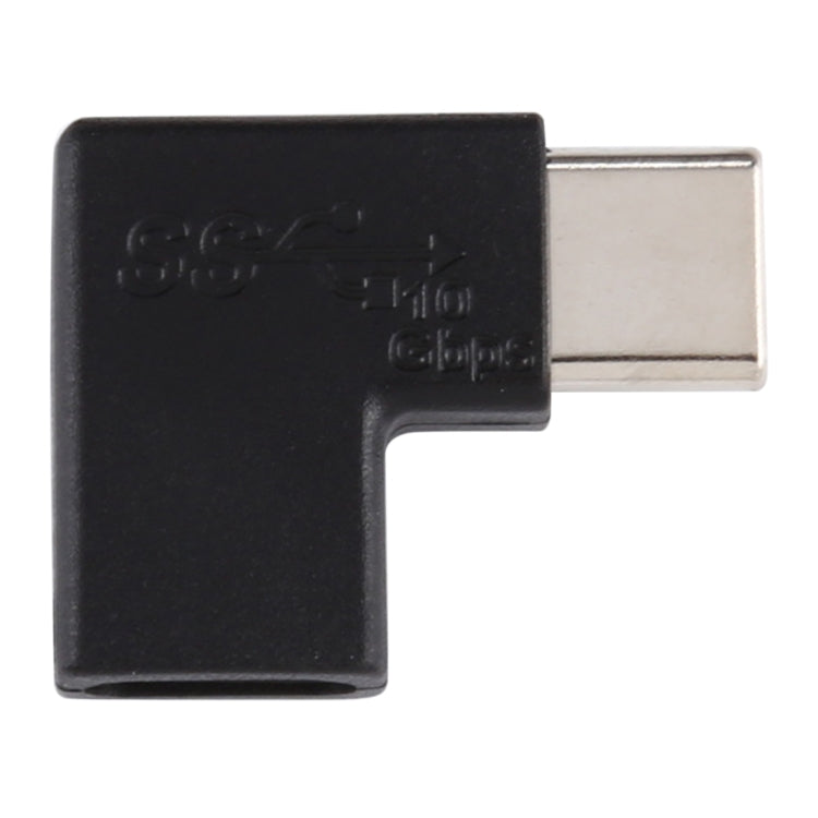 90 度直角 USB-C / Type-C 母頭轉公頭轉接器，直角母轉公