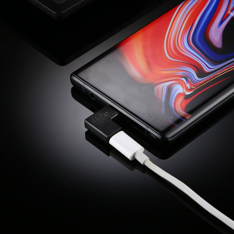 90 度直角 USB-C / Type-C 母頭轉公頭轉接器，直角母轉公
