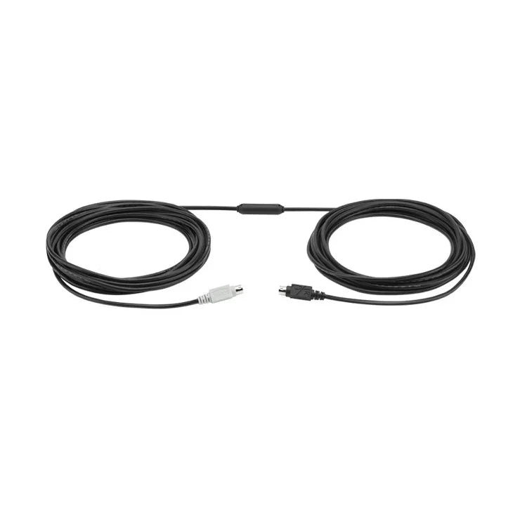 Logitech CC3500 Connect 擴音麥克風集線器攝影機DIN端口延長線，線長10m，10m