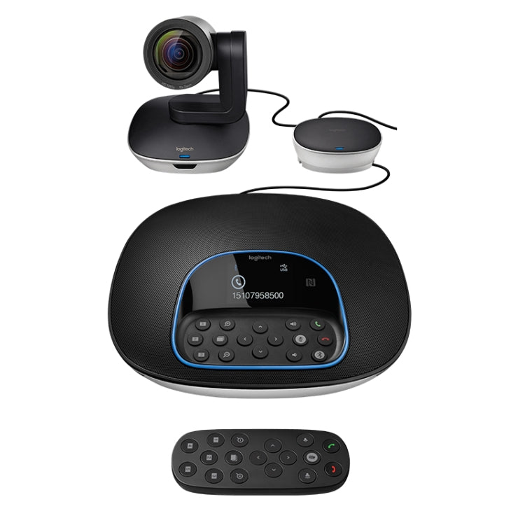 Logitech CC3500e 高清 1080P 在線課程商務視訊會議攝影機，歐規插頭