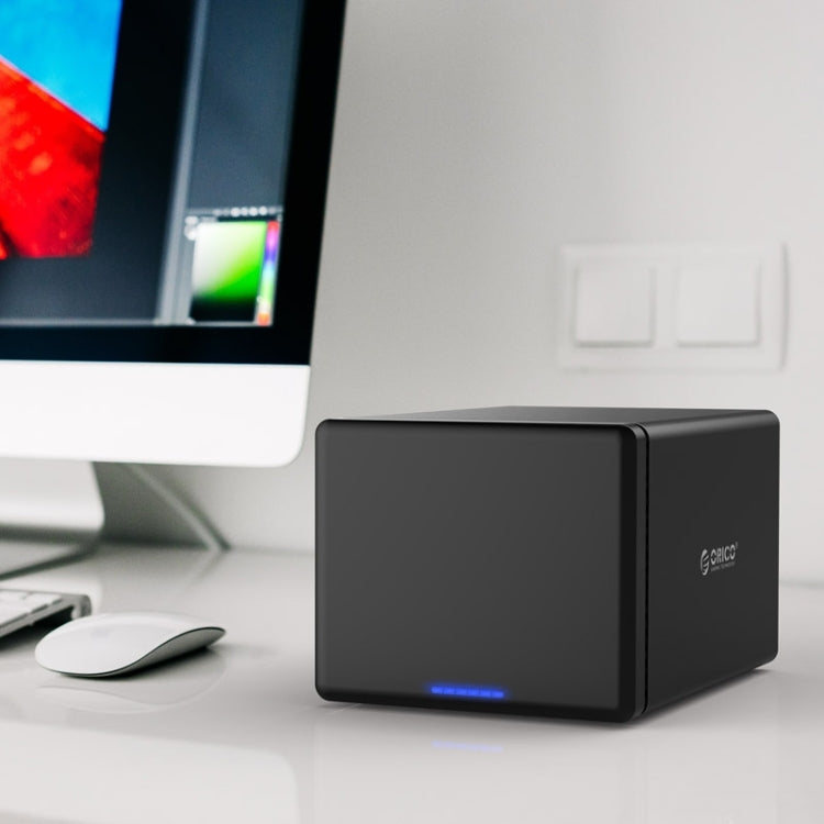 ORICO NS500-RC3 五槽 USB-C / Type-C 3.1 至 SATA 外接硬碟盒儲存盒硬碟座，支援 3.5 吋 SATA HDD，支援 UASP 協議，USB 3.1 Type-C 至 SATA 含 Raid