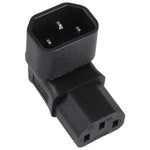C13 轉 C14 彎頭（向上）交流電源插頭轉接器，C13 轉 C14 彎頭向上