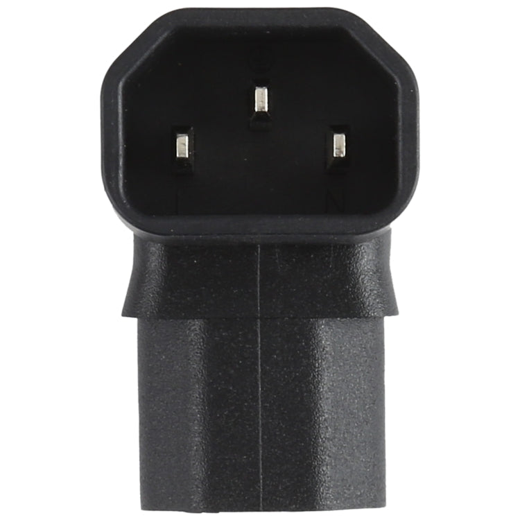 C13 轉 C14 彎頭（向上）交流電源插頭轉接器，C13 轉 C14 彎頭向上