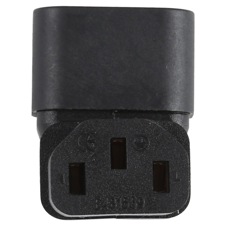 C13 轉 C14 彎頭（向上）交流電源插頭轉接器，C13 轉 C14 彎頭向上