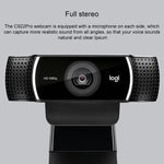 Logitech C922 高清 1080P 自動對焦網路攝影機，配備 2 個全向麥克風