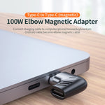 X20 120W PD USB-C / Type-C 母頭至 USB-C / Type-C 直角磁吸充電轉接器