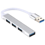 A-809 4 埠 USB 3.0 轉 USB 3.0 鋁合金集線器轉接器，A-809