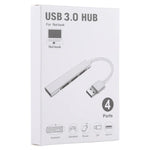 A-809 4 埠 USB 3.0 轉 USB 3.0 鋁合金集線器轉接器，A-809