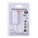 KY-RTL8152B USB-C / Type-C 10 / 100 Mbps乙太網路轉接器網卡，USB Type-C 100Mbps