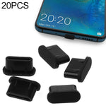 20個矽膠防塵塞，適用於USB-C / Type-C埠