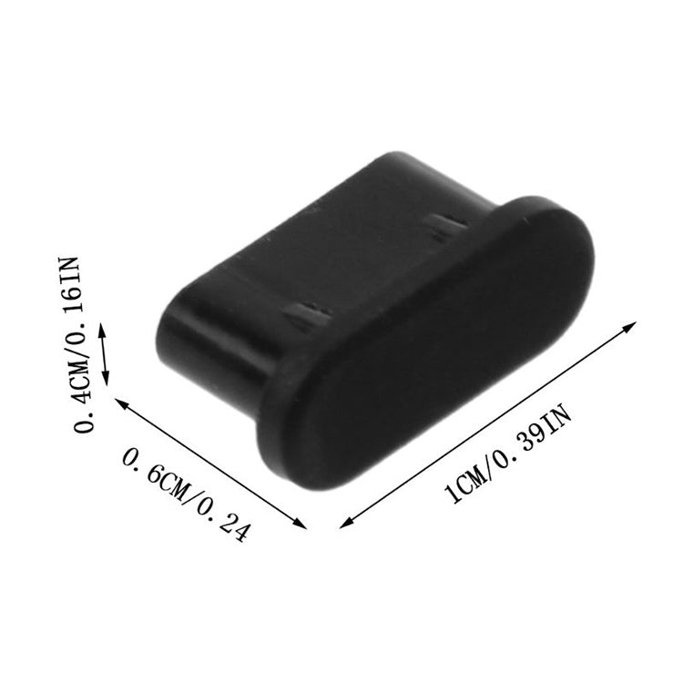 20個矽膠防塵塞，適用於USB-C / Type-C埠