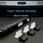 20個矽膠防塵塞，適用於USB-C / Type-C埠