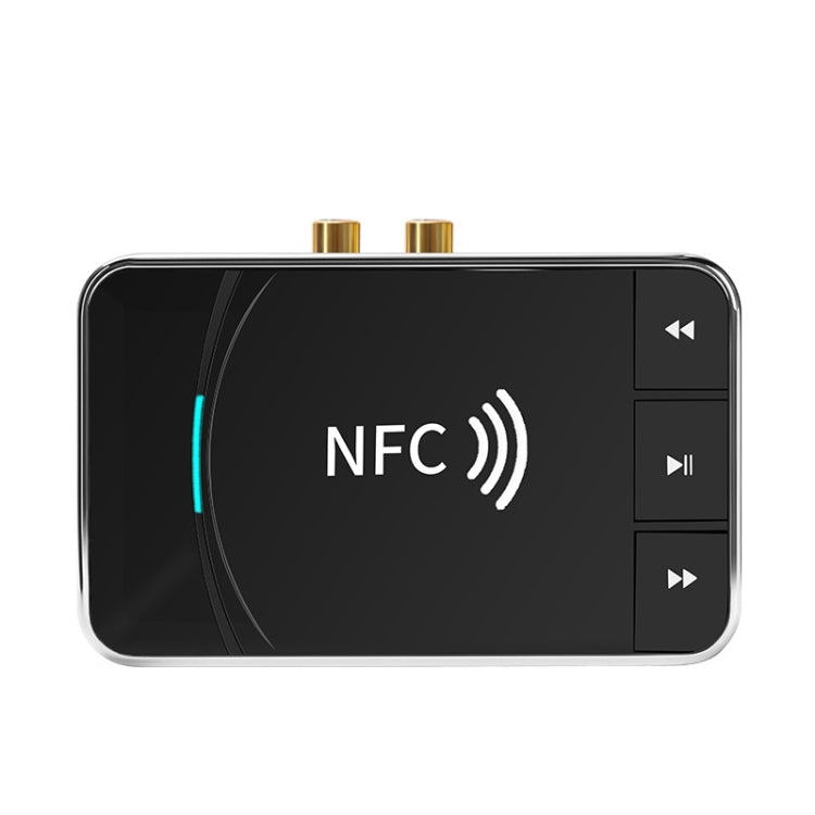 N100 NFC 桌面藍牙5.0接收與發射車用藍牙喇叭音頻轉接器，N100