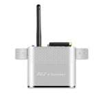 Measy AV240 2.4GHz 無線音視頻發射接收器，帶紅外回傳功能，傳輸距離：400m，AV240 銀色