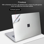 4 in 1 Notebook Shell Protective Film Sticker Set for Microsoft Surface Laptop 3 15 inch, For Surface Laptop 3 15 inch