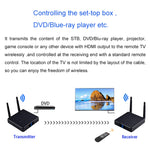 Measy FHD686-2 全高清 1080P 3D 2.4GHz / 5.8GHz 無線高清多媒體介面延長器，1 發射器 + 2 接收器，傳輸距離：200m，FHD686-2（英國插頭）、FHD686-2（美國插頭）、FHD686-2（澳洲插頭）、FHD686-2（歐洲插頭）