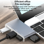 USB-C / Type-C 轉 OTG 四埠 Type-C USB 3.0 USB 2.0 集線器轉接器