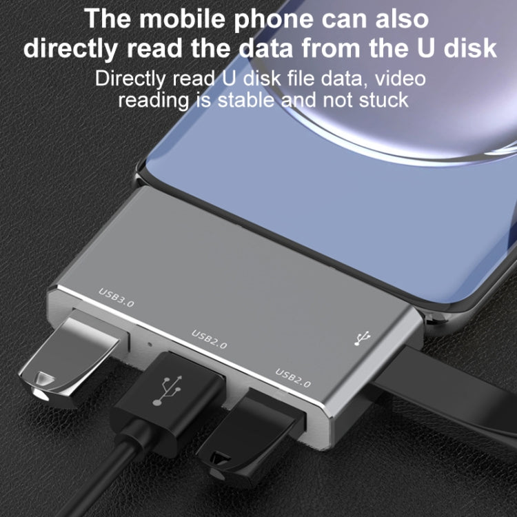 USB-C / Type-C 轉 OTG 四埠 Type-C USB 3.0 USB 2.0 集線器轉接器
