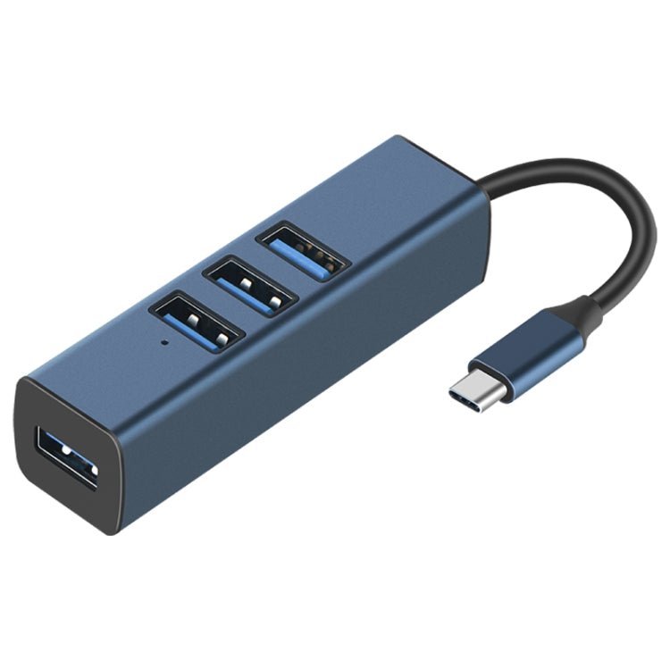 RDS 6307-4 USB-C / Type-C 轉 USB3.0 + 三埠 USB2.0 四合一集線器轉接器，6307-4