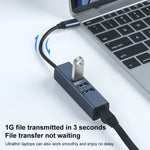 RDS 6307-4 USB-C / Type-C 轉 USB3.0 + 三埠 USB2.0 四合一集線器轉接器，6307-4