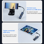 RDS 6307-4 USB-C / Type-C 轉 USB3.0 + 三埠 USB2.0 四合一集線器轉接器，6307-4