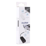 AnyWatt 85W USB-C / Type-C 母頭轉 5 針 MagSafe 1 公頭 L 形系列充電轉接器，適用於 MacBook，85W 黑色，85W 白色