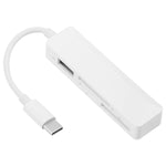 4合1 MS + SD + TF + USB2.0 多功能讀卡器，適用Type-C設備，Type-C接口