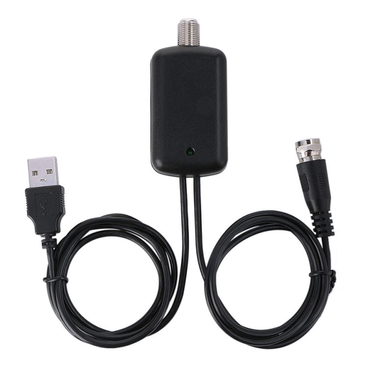 USB 連接器信號增強放大器 + IEC 轉換頭，USB 50 英里 25dBi