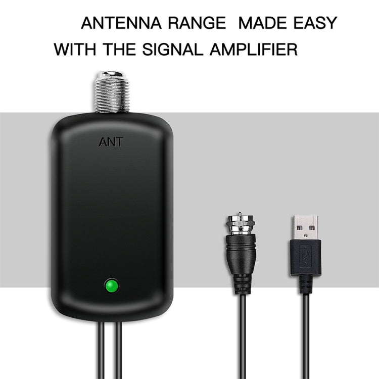 USB 連接器信號增強放大器 + IEC 轉換頭，USB 50 英里 25dBi