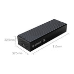 ORICO M2PVC3-G20-GY-BP USB3.2 20Gbps M.2 NVMe SSD 外接盒，M2PVC3-G20-GY-BP
