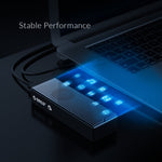 ORICO M2PVC3-G20-GY-BP USB3.2 20Gbps M.2 NVMe SSD 外接盒，M2PVC3-G20-GY-BP