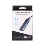 T-811 四合一 USB-C / Type-C 轉 3 埠 USB 3.0 + USB-C / Type-C 埠集線器擴充座，T-811